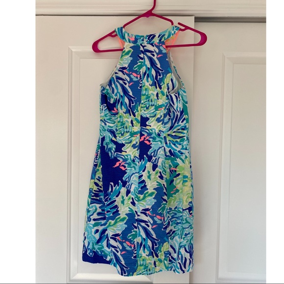 Lilly Pulitzer high neck shift - size 2 - Picture 3 of 9